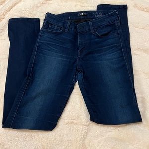 7 for all mankind Dark denim Bootcut Skinny size 26